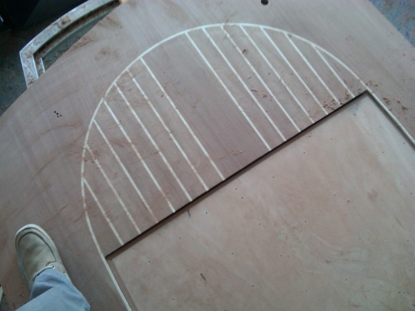 Stern sanded