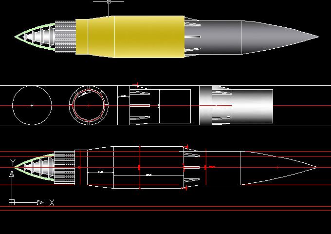 New space jets with air inlet