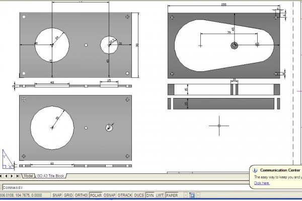 Here is the production drawing.